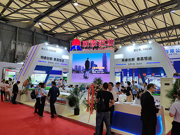 2018上海铝工业展会，明泰铝业产品备受称赞